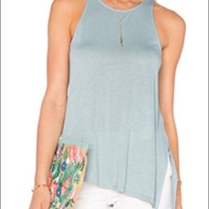 BCBGMAXAZRIA teal tank top